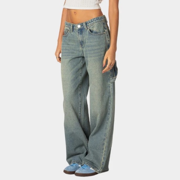 Edikted Denim - Edikted Low Rise Carpenter Jeans